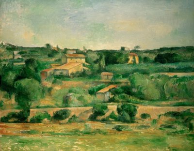 Dans la plaine de Bellevue von Paul Cézanne